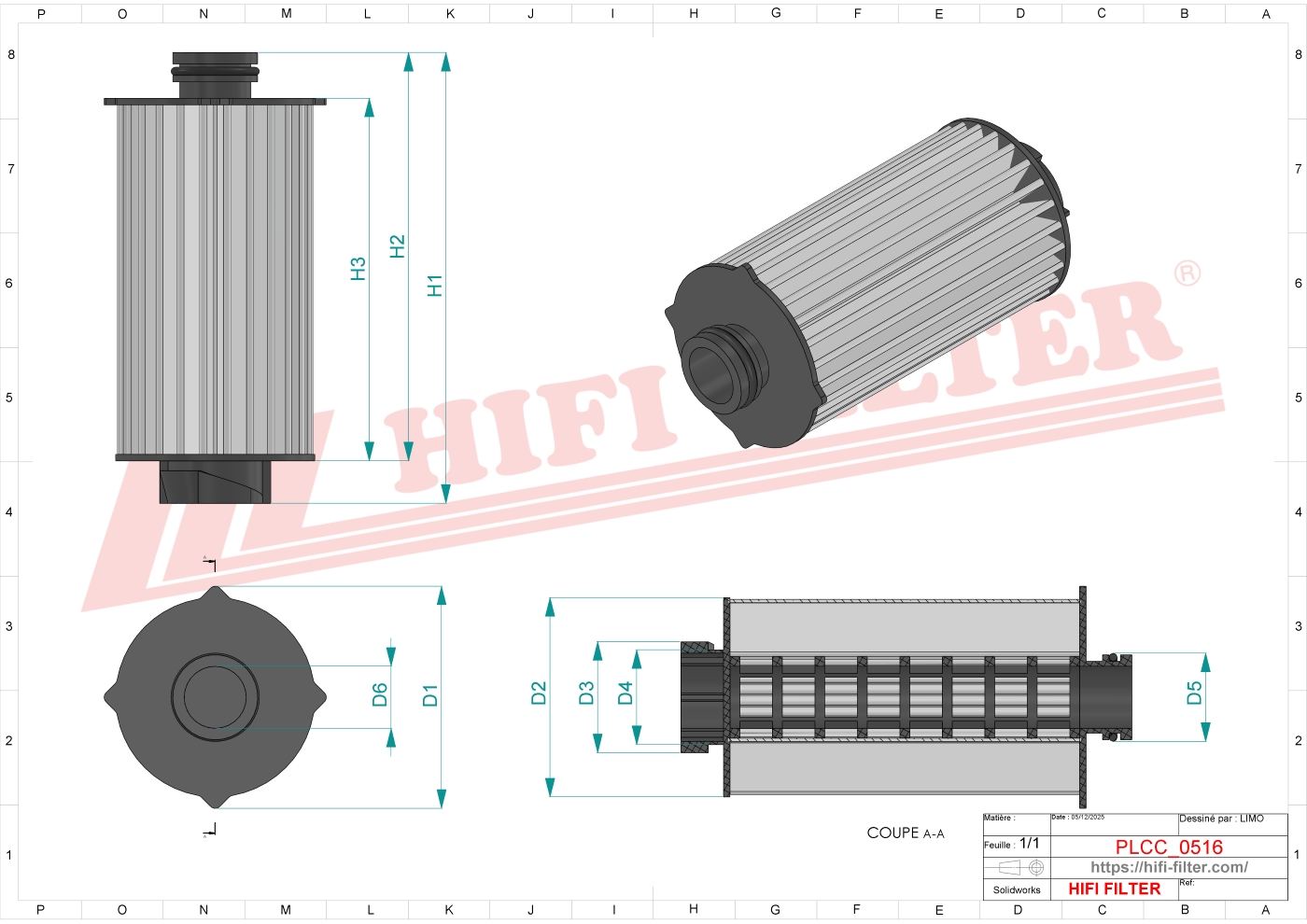 Fuel filter  passend voor sf sk 48995