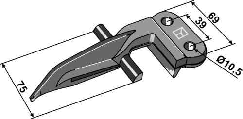 Eckfinger geeignet für Claas 626296.1