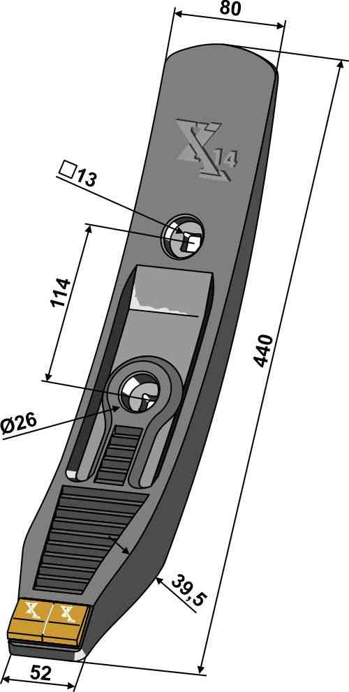 Scharspitze - Hartmetall geeignet für Köckerling 506062 - 506064 - 506065 - 506069 - 915776