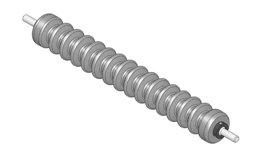 Minuteman grooved roller only