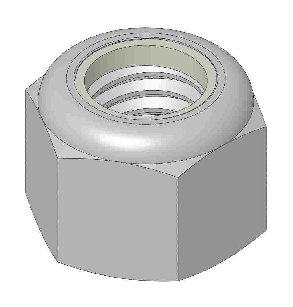 LOCKNUT - 1/2-13 ALL METAL TOP LOCK