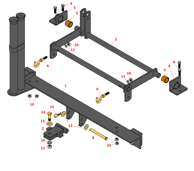 Toro Sand Pro 5020 Rake Mount Kit - Model 08814 Toro Sand Pro 5020 Rake Mount Kit - Model 08814
