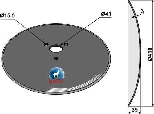 Hopfenscheibe Ø410x3