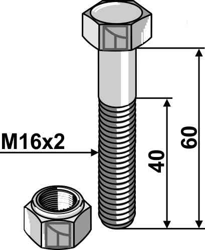 Schraube M16 x 60