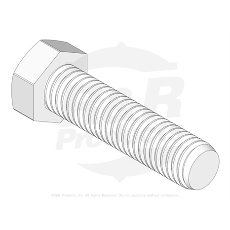 Bolt - hex hd 1/2-13 x 2