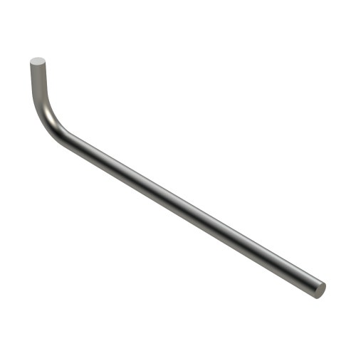 Alloy solid needle tine - .196mt x 4.000l x .196od