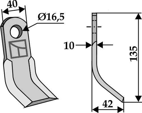 RDM Parts Y-kniv