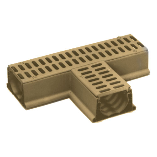 Channel tee - 2" sand