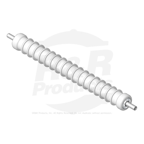 GROOVED ROLLER ASSY - 2 1/2 IN ALUM