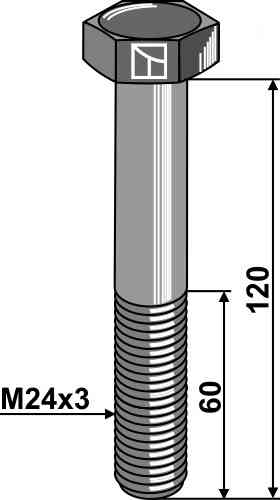 Bolt - m24x3 - 10.9 63-24120