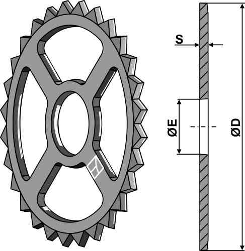 Ster-ring ø530 mm