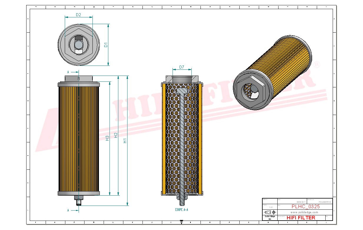 Hydraulic filter passend voor cnh b 317100036