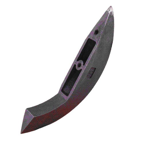 Trailing shoe distributor for slurry according to brand