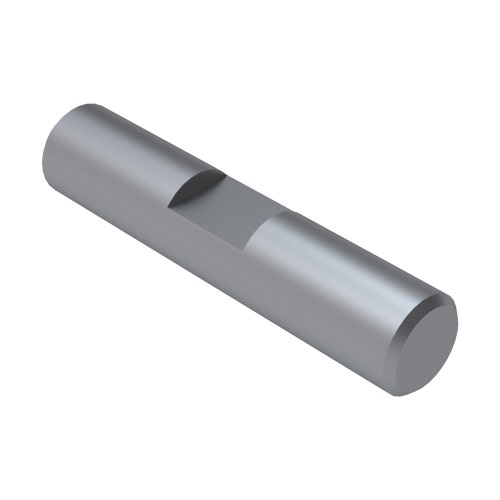 Pin - hardened w/milled flat