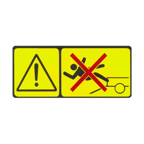 Decal - caution Decal - caution