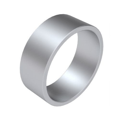 Spacer - grooved roller 3/4