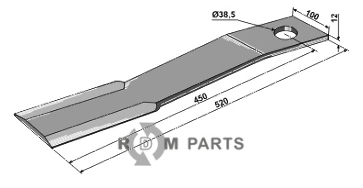 RDM Parts Mes passend voor Schulte 401064