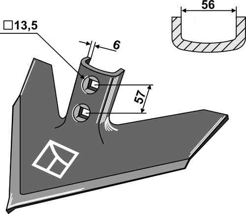 Ganzevoetbeitel 305 x 6