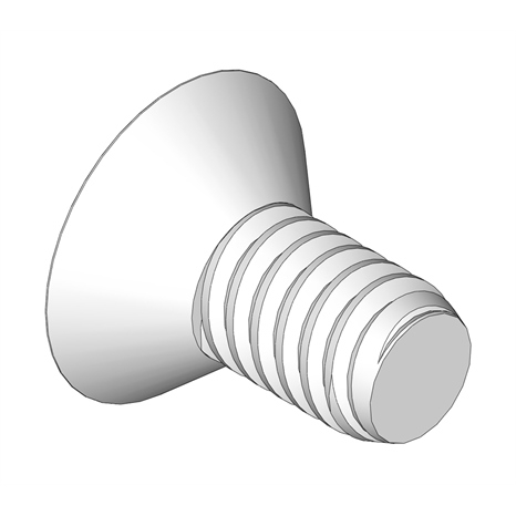 Screw - 1/4-20x1/2 fl hd soc cs ss