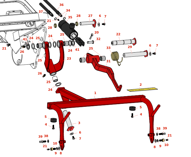 Toro Greensmaster 3050 Left Hand Pull Frame Toro Greensmaster 3050 Left Hand Pull Frame