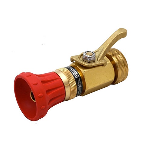 Boquilla ciclónica de precisión Underhill con válvula de control de alto flujo de latón y adaptador 3/4in mht x 1in fht