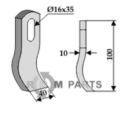 RDM Parts Schlegel geeignet für Gilbers 901068