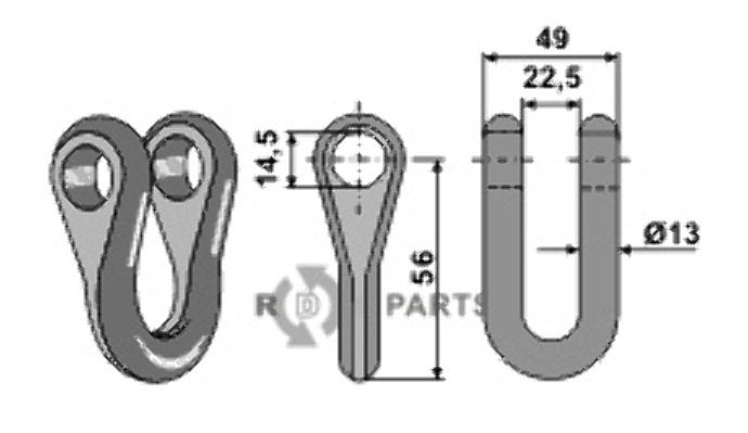 Schäkel - Ø14,5 63-ors-08 Schäkel - Ø14,5 63-ors-08