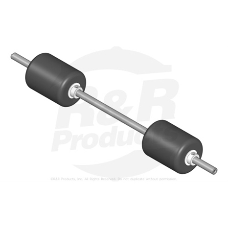 Basket roller - smooth uhmw polyethylene 2 section