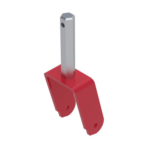 Caster fork - rear
