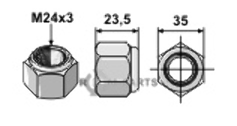 RDM Parts Borgmoer passend voor Quivogne ECR24003 RDM Parts Borgmoer passend voor Quivogne ECR24003