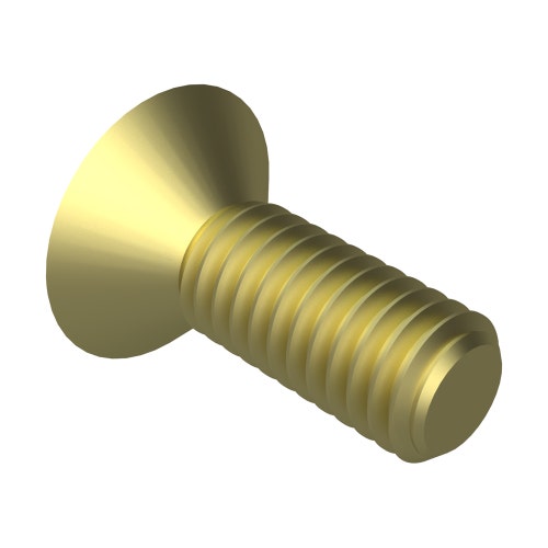 Screw - bedknife m8-1.25 x 20