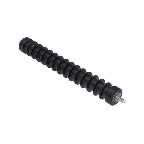 Roller - grooved uhmw polyethylene