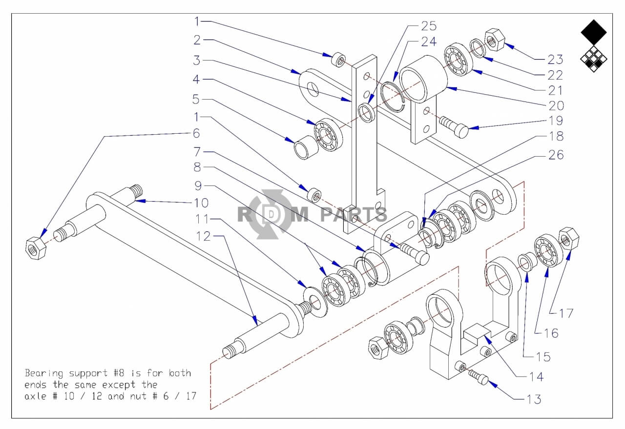 Replacement parts for VD7007 Penhouder