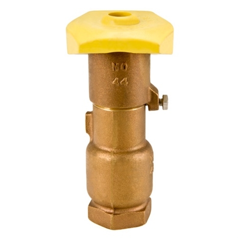 Rain bird brass quick coupling valve 2-piece body - 1" w/ locking rubber cover