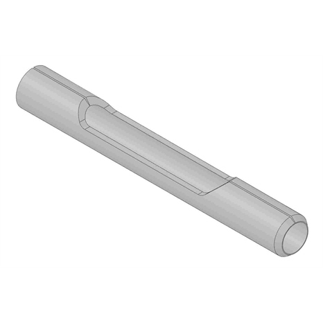 Alloy side-eject spoon - .750mt x 5.75l x .750od Alloy side-eject spoon - .750mt x 5.75l x .750od