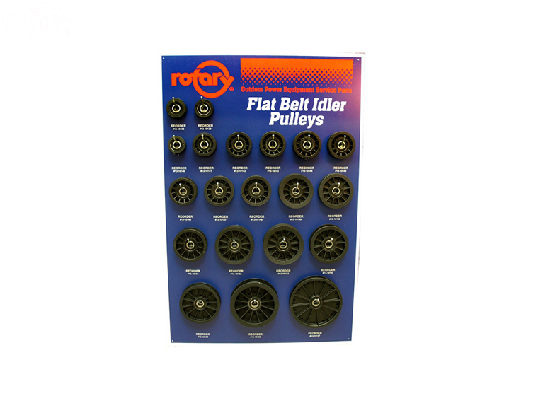 composite flat idler pulley assortment