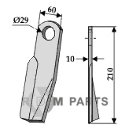 RDM Parts Schlegel - rechts