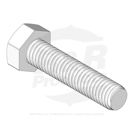 Bolt - hex hd m8-1.25 x 35