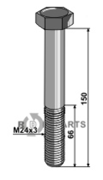 Bolt - m24x3 - 10.9 63-24150