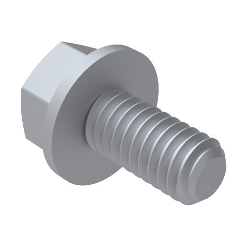 Bolt - hex serrated washer hd
