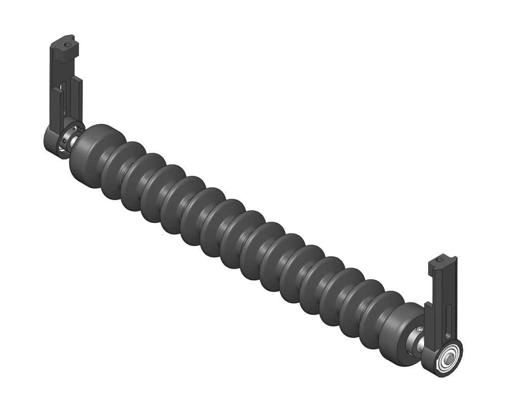 Minuteman rear grooved roller system