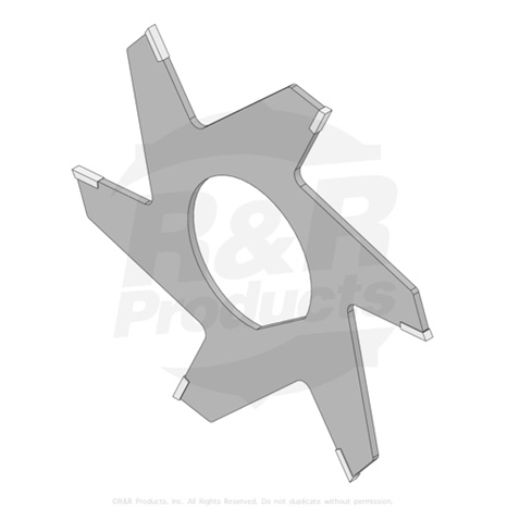 Discontinued - blade - v-cut - carbide tipped 2 1/2 dia.