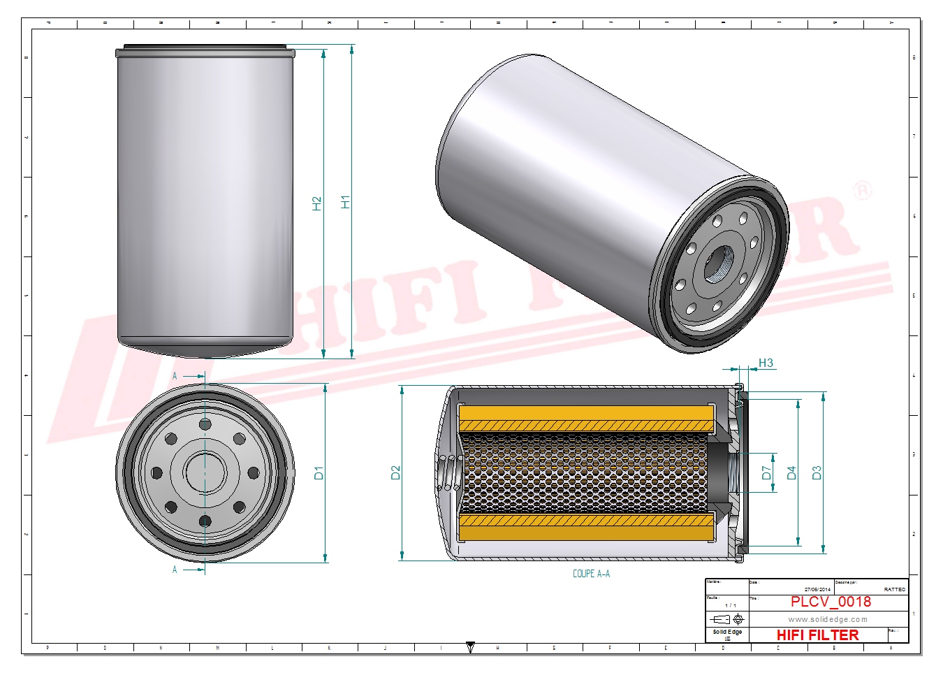 Fuel filter passend voor mann wk 11046