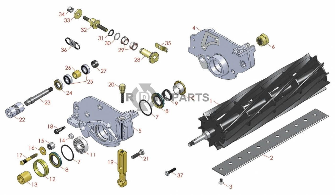 Replacement parts for Cutting Unit Model 04206 & 04207