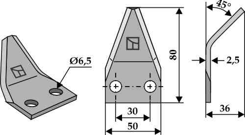 Voermengwagenmes