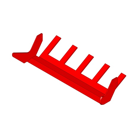 Sod blade - 21 formed w/short fingers- dub end plates
