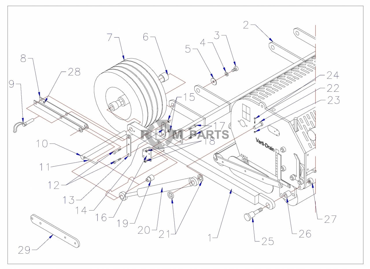 Replacement parts for VD7516 Wielstel