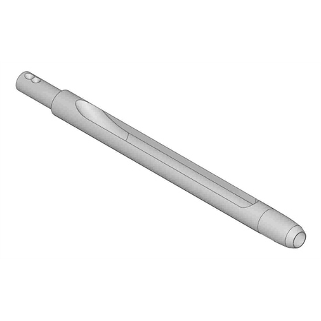 Alloy machined side-eject tine - .472mt x 8.750l x .555od