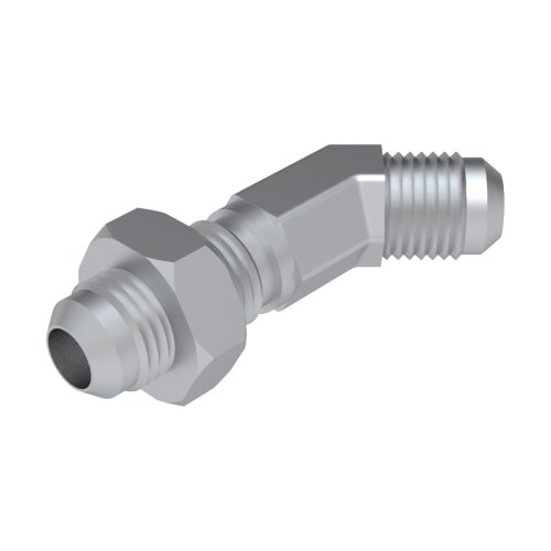 Bulkhead union 45 elbow - 3/8
