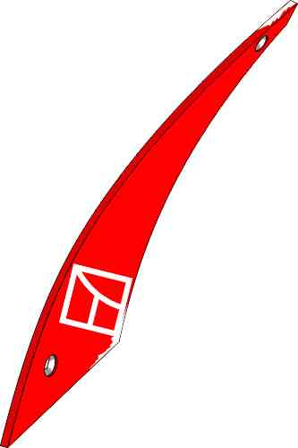 Moldboard slat - left fitting for Kverneland KK083221